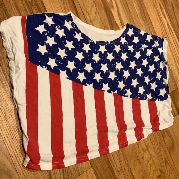 American Flag Crop Top - Picture 4 of 7